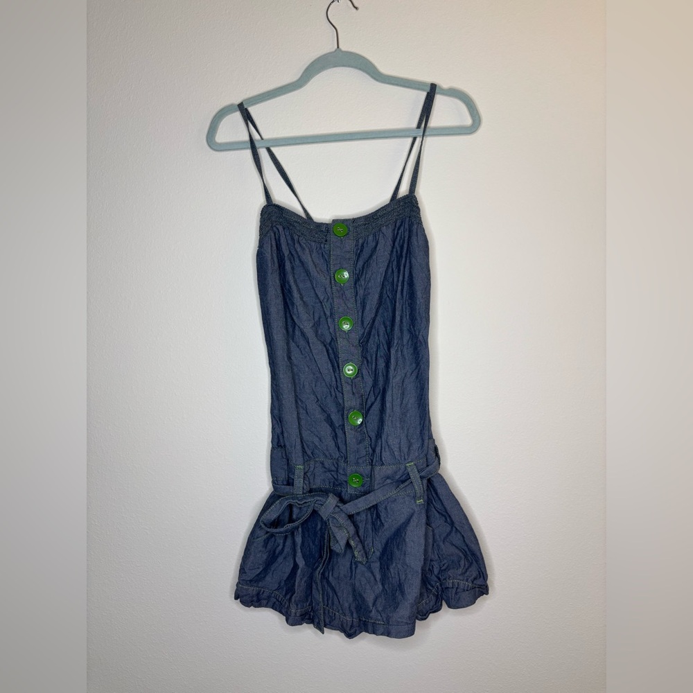 100% cotton. Baby phat romper size 11 (fits like a M/L)